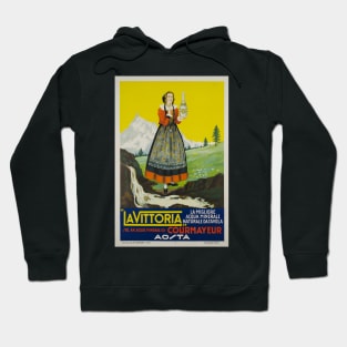 La Vittoria, Courmayeur, Acque minerali, Poster Hoodie